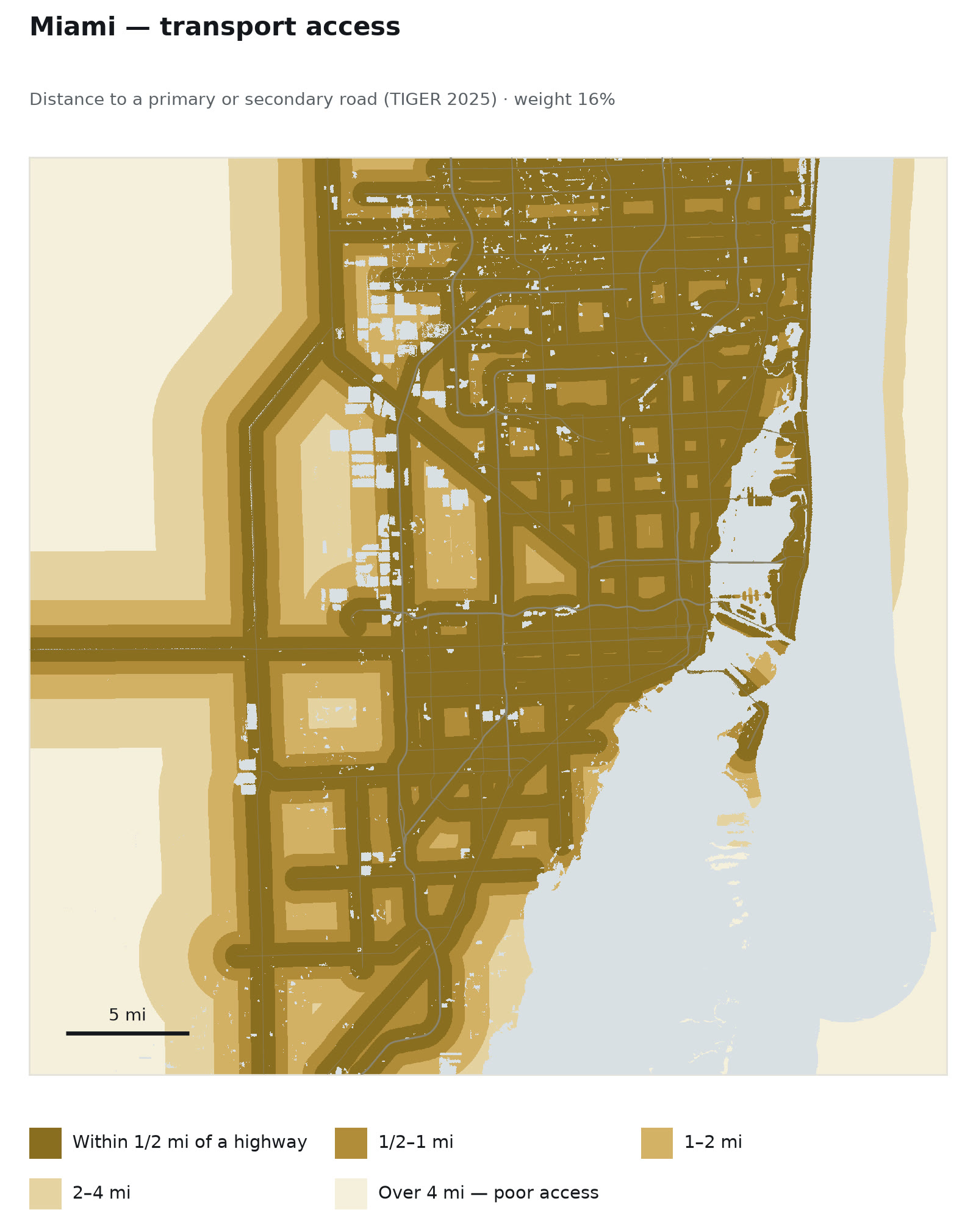 Miami — Transport access