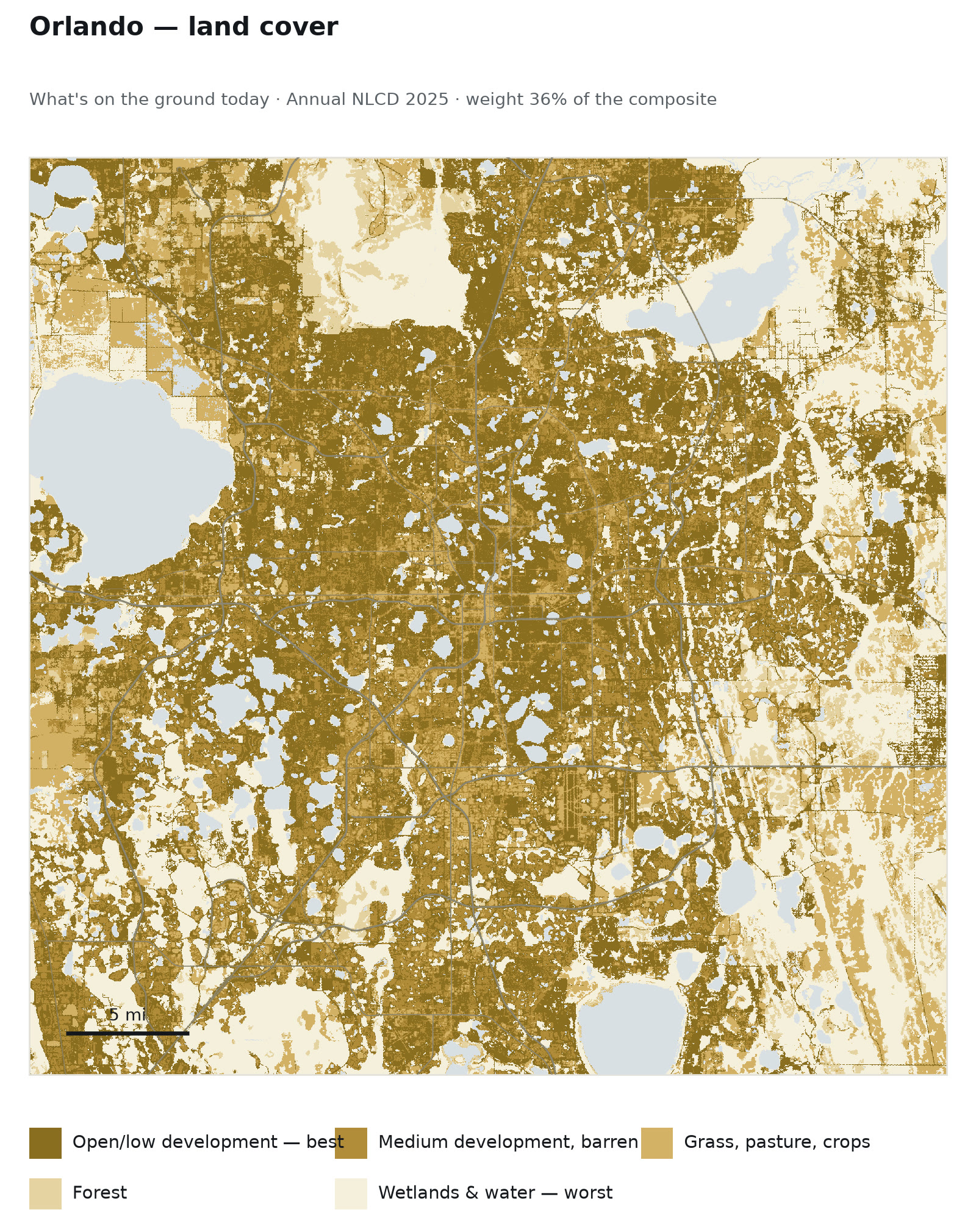 Orlando — Land cover